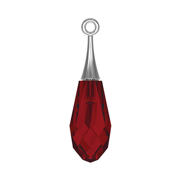 Swarovski Crystal Pendants 6532 21 mm Siam RHOD