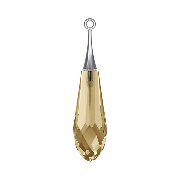 Swarovski Crystal Pendants 6532 31,5 mm Crystal Golden Shadow RHOD