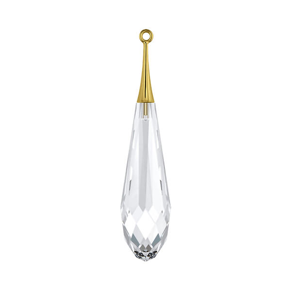 Swarovski Crystal Pendants 6532 44 mm Crystal GOLD