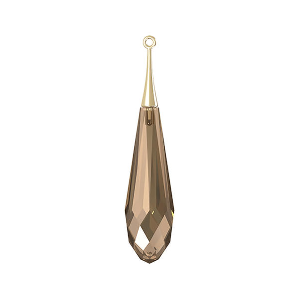 Swarovski Crystal Pendants 6532 44 mm Crystal Golden Shadow GOLD