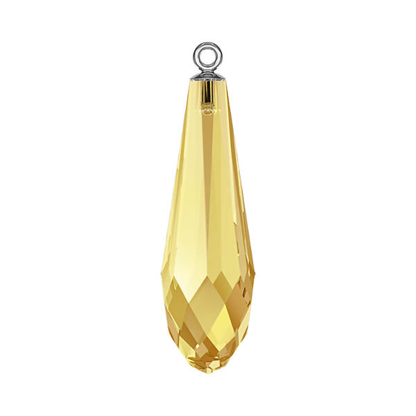 Swarovski Crystal Pendants 6531 34 mm Crystal Metallic Sunshine RHOD