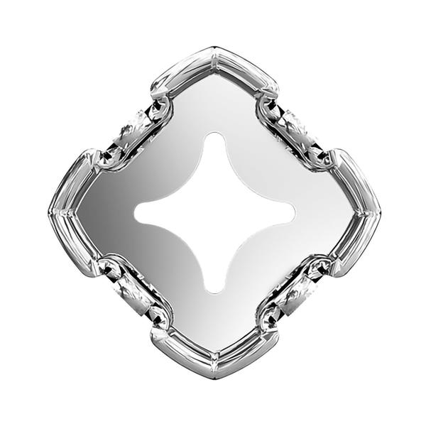 Swarovski Fancy Stone Settings 4784/S 8 mm Rhodium 1PH2OH
