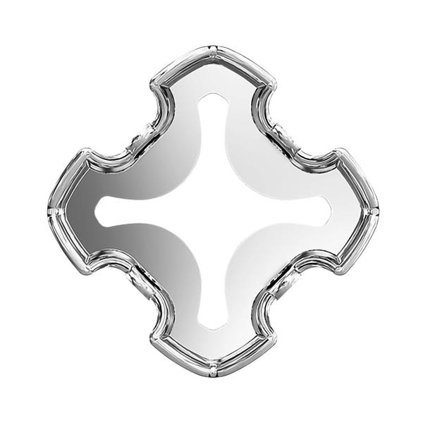 Swarovski Fancy Stone Settings 4784/S 14 mm Rhodium 1PH2OH