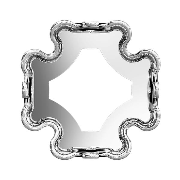 Swarovski Fancy Stone Settings 4785/S 14 mm Rhodium 1PH2OH