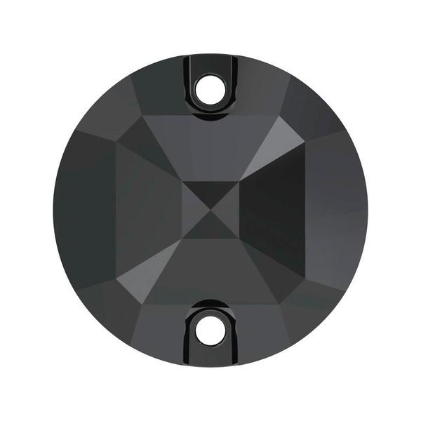 Swarovski Sew-on Crystals 3750 12 mm Jet Hematite