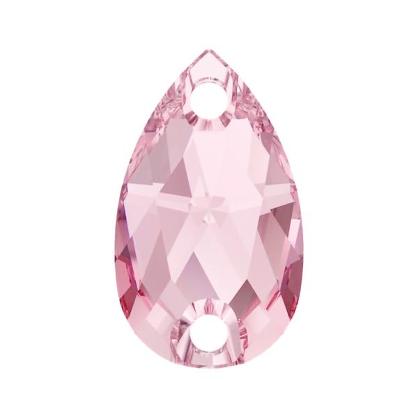 Swarovski Sew-on Crystals 3230 12 x 7 mm Light Rose F