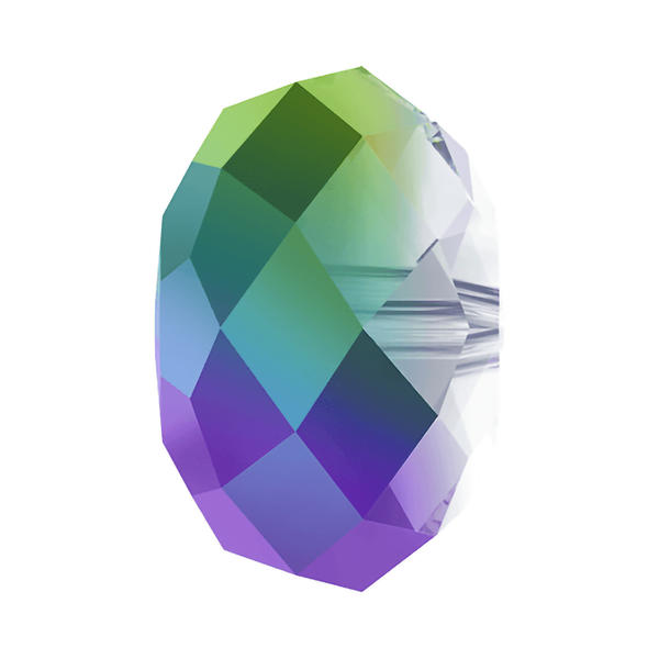 Swarovski Crystal Beads 5040 8 mm Crystal Scarabaeus Green