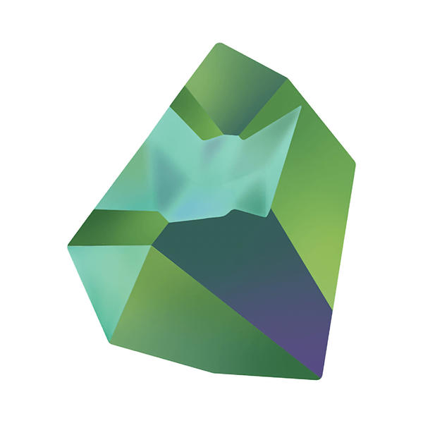 Swarovski Fancy Stones 4923 28 x 24 mm Crystal Scarabaeus Green F