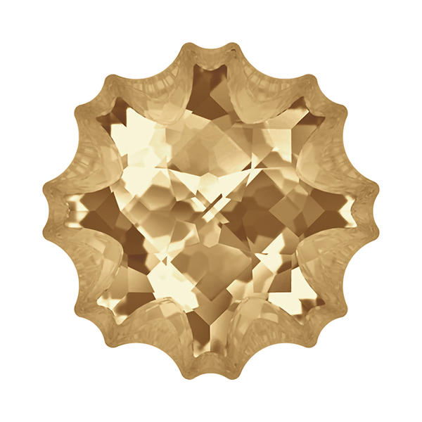 Swarovski Fancy Stones 4195 18 mm Crystal Golden Shadow F