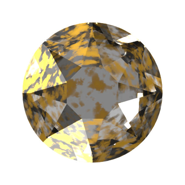 Swarovski Hotfix Crystals 2078 ss 20 Crystal Golden Patina A HF