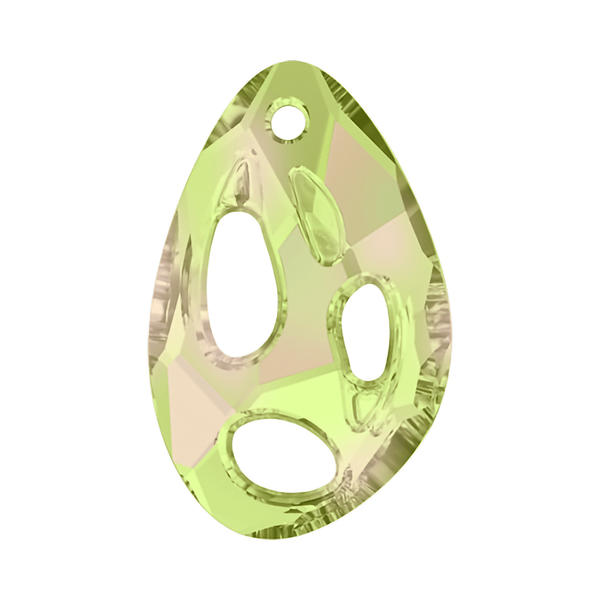 Swarovski Crystal Pendants 6730 34 x 22 mm Crystal Luminous Green
