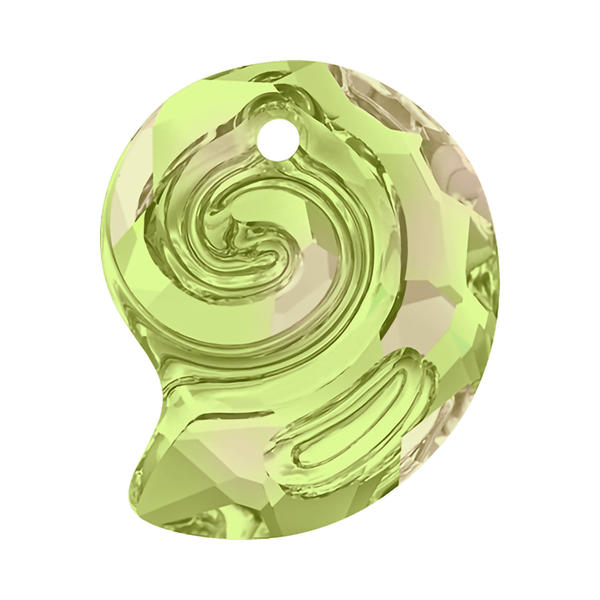 Swarovski Crystal Pendants 6731 14 mm Crystal Luminous Green