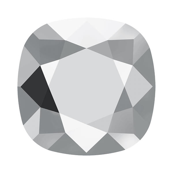 Swarovski Fancy Stones 4470 18 mm Crystal Light Chrome
