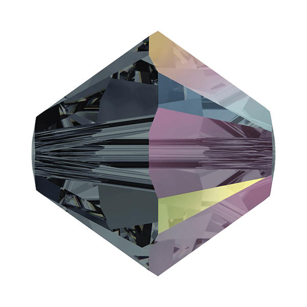 Swarovski Crystal Beads 5328 3 mm Graphite AB