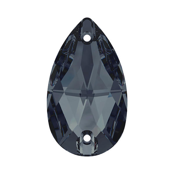 Swarovski Sew-on Crystals 3230 28 x 17 mm Graphite F