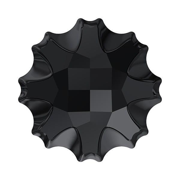 Swarovski Flatback Crystals 2612 10 mm Jet Unfoiled