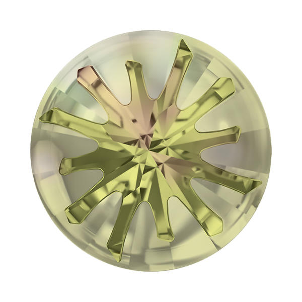 Swarovski Round Stones 1695 14 mm Crystal Luminous Green F