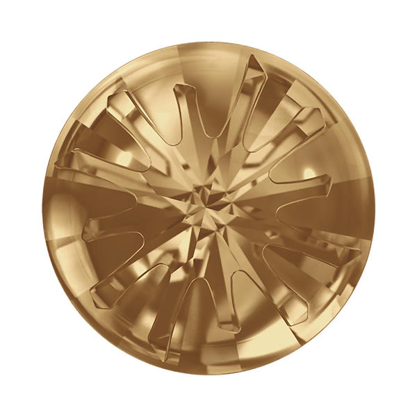 Swarovski Round Stones 1695 14 mm Crystal Golden Shadow F