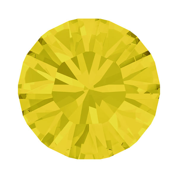 Swarovski Round Stones 1028 pp 13 Yellow Opal F