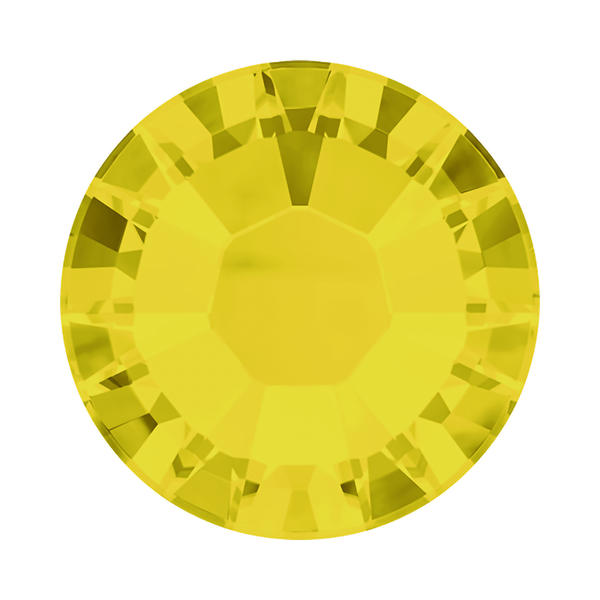 Swarovski Hotfix Crystals 2038 ss 10 Yellow Opal M HF