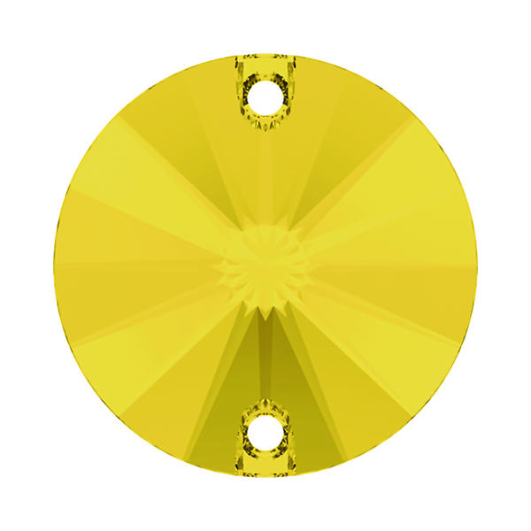 Swarovski Sew-on Crystals 3200 10 mm Yellow Opal F