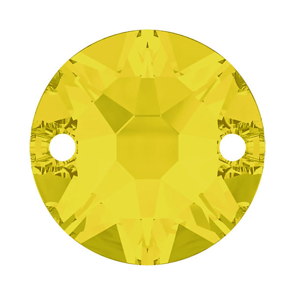 Swarovski Sew-on Crystals 3288 10 mm Yellow Opal F