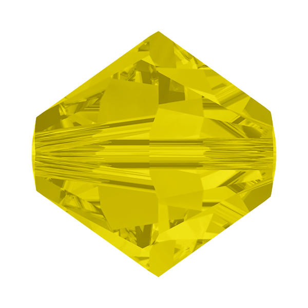 Swarovski Crystal Beads 5328 4 mm Yellow Opal