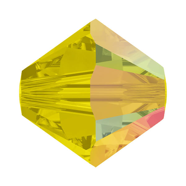 Swarovski Crystal Beads 5328 3 mm Yellow Opal AB
