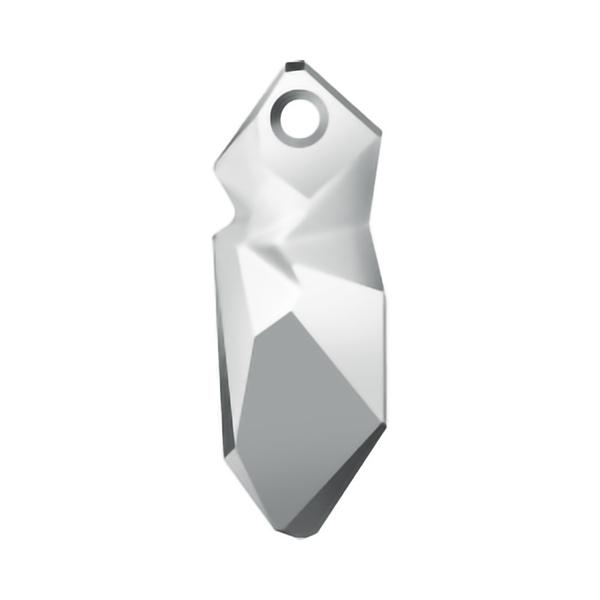 Swarovski Crystal Pendants 6913 28 mm Crystal Light Chrome