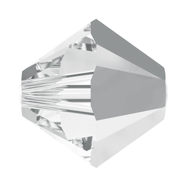 Swarovski Crystal Beads 5328 6 mm Crystal Light Chrome