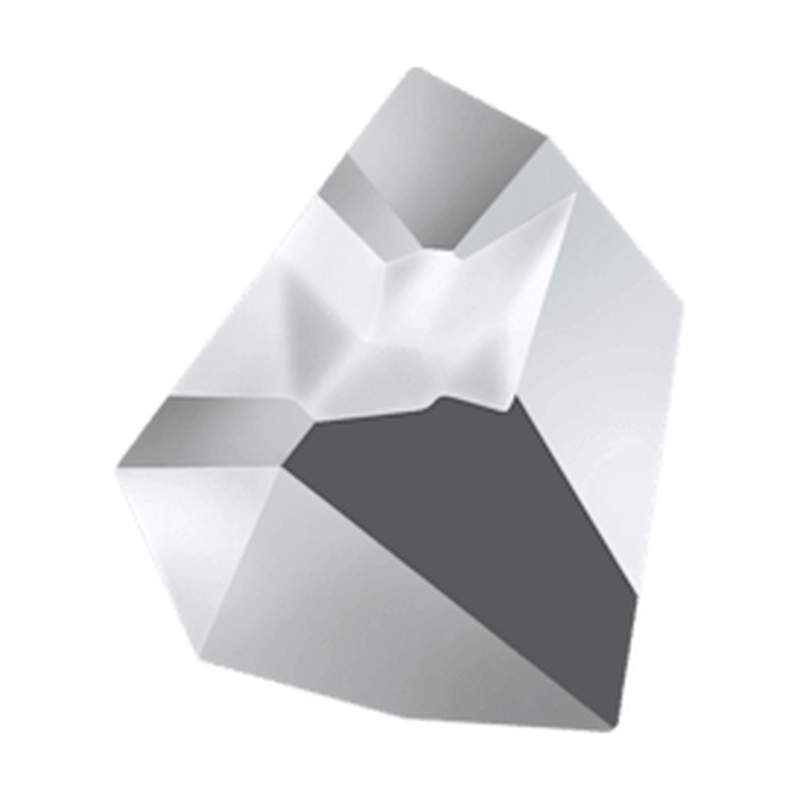 Swarovski Fancy Stones 4923 38 x 33 mm Crystal Light Chrome F