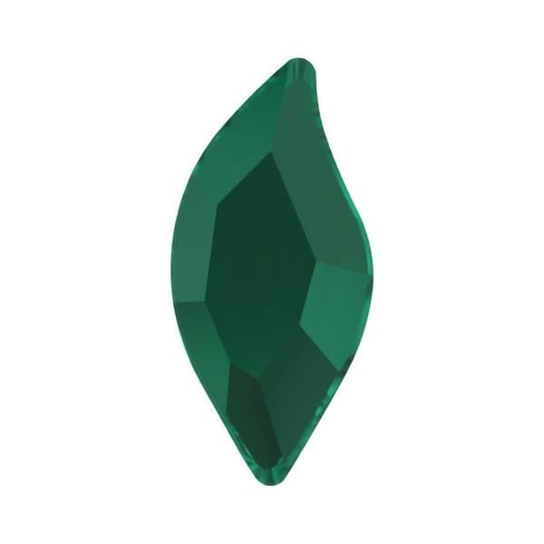 Swarovski Flatback Crystals 2797 8 x 4 mm Emerald Unfoiled