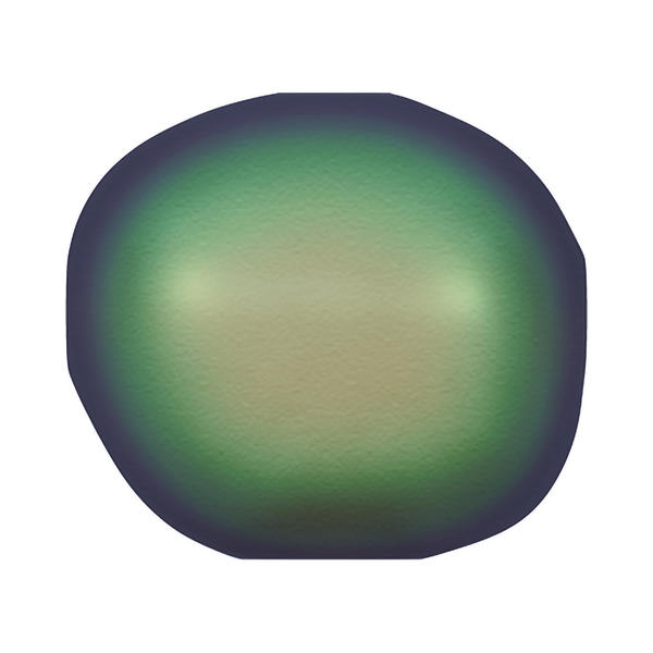Swarovski Crystal Pearls 5840 10 mm Crystal Scarabaeus Green Pearl
