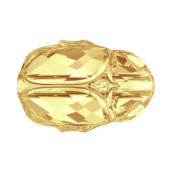 Swarovski Crystal Beads 5728 12 mm Crystal Metallic Sunshine