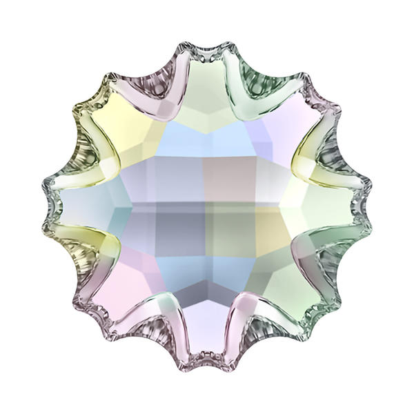 Swarovski Flatback Crystals 2612 6 mm Crystal AB F