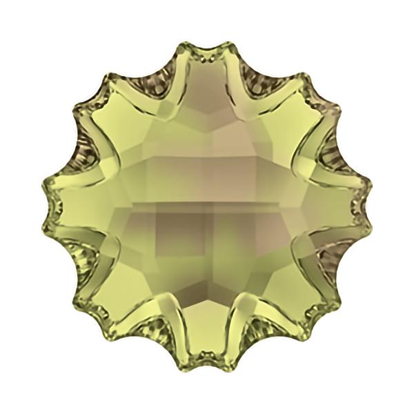 Swarovski Flatback Crystals 2612 14 mm Crystal Luminous Green F