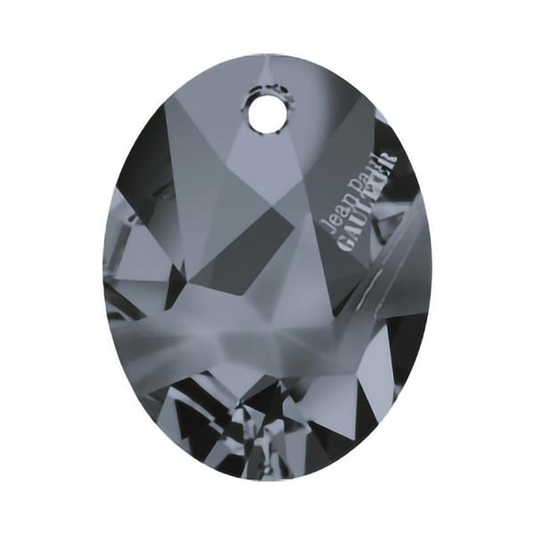 Swarovski Crystal Pendants 6910 26 mm Crystal Silver Night T1162