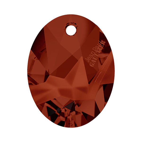 Swarovski Crystal Pendants 6910 36 mm Crystal Red Magma T1163