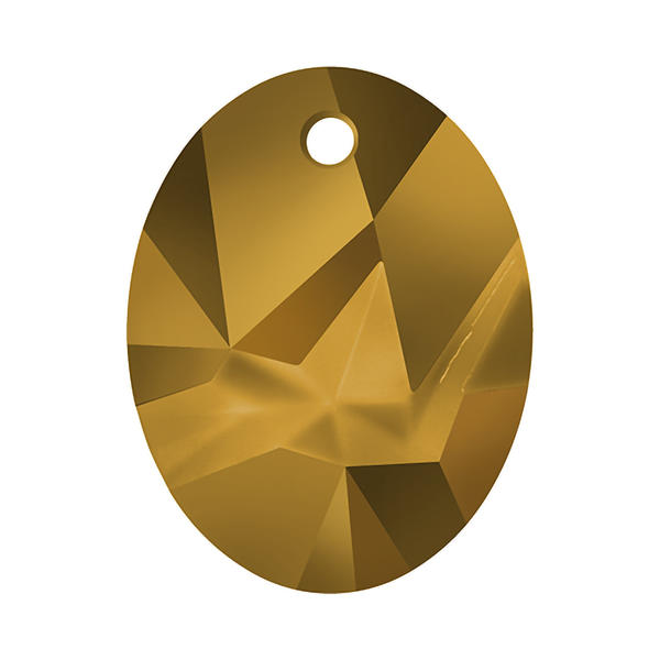 Swarovski Crystal Pendants 6911 36 mm Crystal Dorado