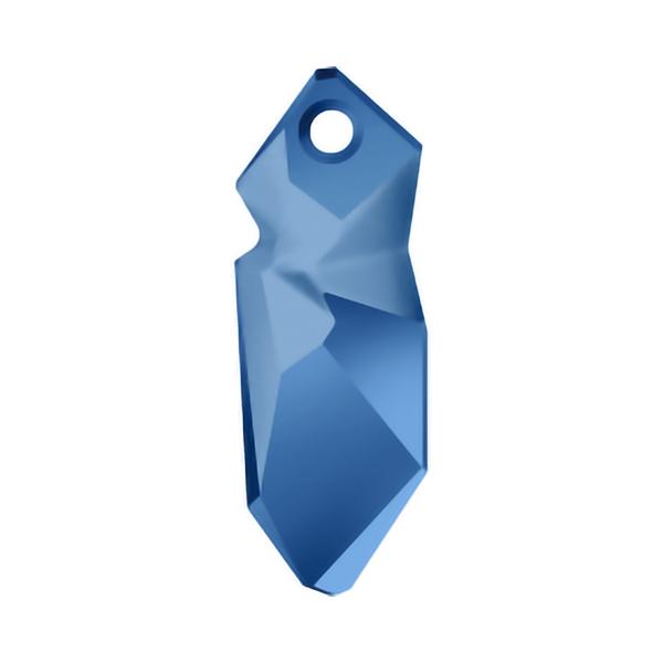 Swarovski Crystal Pendants 6913 28 mm Crystal Metallic Blue