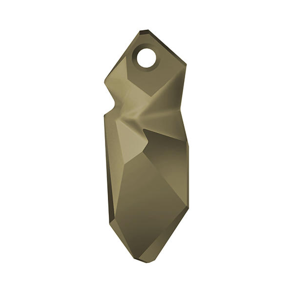 Swarovski Crystal Pendants 6913 28 mm Crystal Metallic Light Gold