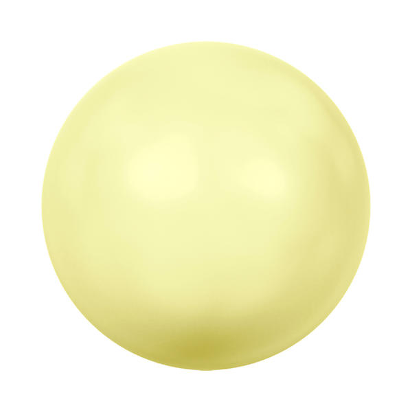 Swarovski Crystal Pearls 5818 6 mm Crystal Pastel Yellow Pearl