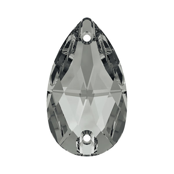 Swarovski Sew-on Crystals 3230 23 x 13,8 mm Crystal Silver Night