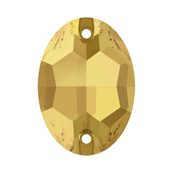 Swarovski Sew-on Crystals 3210 24 x 17 mm Crystal Metallic Sunshine F