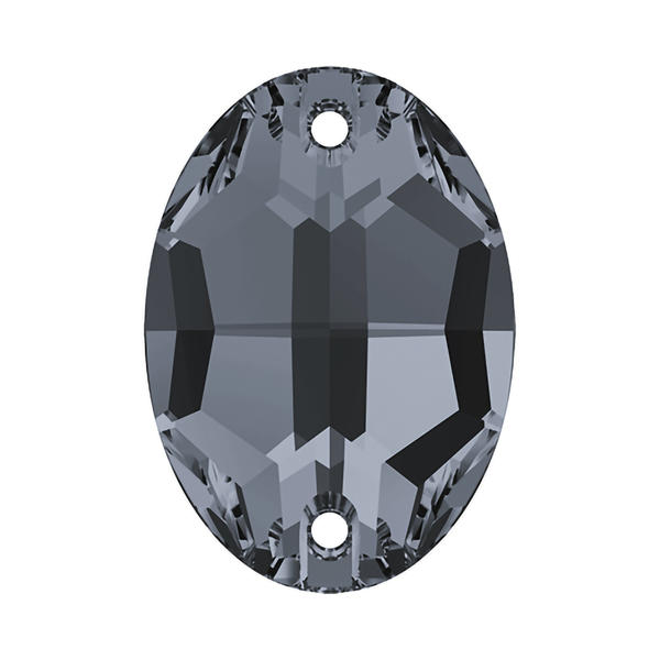 Swarovski Sew-on Crystals 3210 16 x 11 mm Crystal Silver Night F
