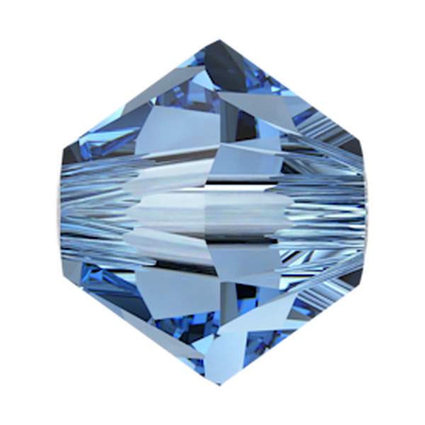 Swarovski Crystal Beads 5328 4 mm Recreated Ice Blue