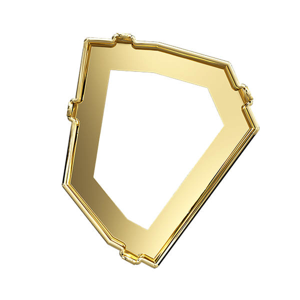 Swarovski Fancy Stone Settings 4923/S 28 x 24 mm Gold 1PH2O3