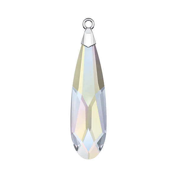 Swarovski Crystal Pendants 6533 17,5 mm Crystal AB RHOD