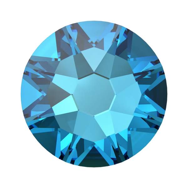 Swarovski Flatback Crystals 2088 ss 34 Crystal Bermuda Blue F