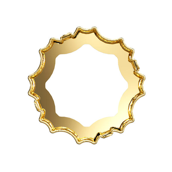 Swarovski Fancy Stone Settings 4195/S 22 mm Gold 1PH2O3